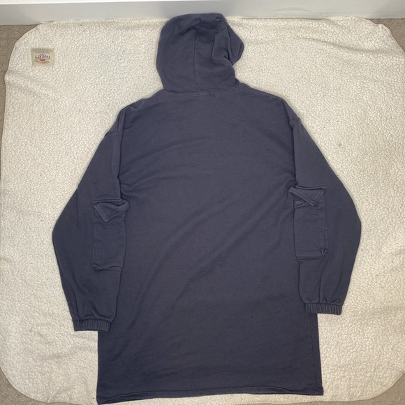 Forever 21 Women’s Grey 1/2 Zip Hoodie: Size Medium - Picture 2 of 10